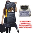 Ver imagem 4 de Bolsa Mochila Transporte Gato Pet Animais Estimaçao Lazer Passeio Caminhada Viagem Bolsos Ventilaçao