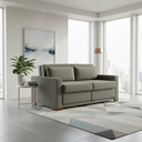 Ver imagem 1 de Sofa Cama Casal Sofia 2 Lugares 170cm com Pés de Madeira Talento Móveis