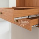 Ver imagem 6 de Guarda Roupa Solteiro 3 Portas Coimbra 186x76 Cm Armoveis Atacama Off White