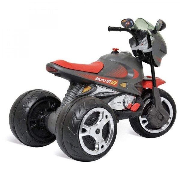 Triciclo Rosa Moto Elétrica Infantil Brinquedo Menina Xt3 6v