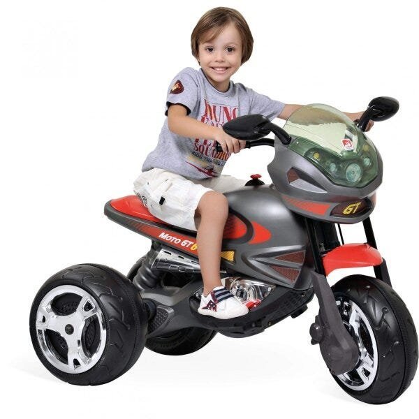 Mini Moto Eletrica 6v Infantil Xt3 Azul Menino Bandeirante