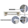 Kit Cabideiros Suspensos Mdf 15mm - 3