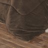 Coberdrom Noruega Sherpa + Manta Flannel 1pç Queen - Marrom - 3