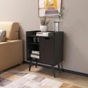 Ver imagem 2 de Aparador Buffet para Sala 1 Porta Tecnomobili Preto - Ap2310