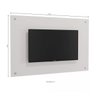 Painel com Botões para TV até 60 Polegadas 90cmx136cm Kappesberg Premium - 3