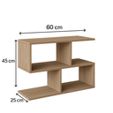 Ver imagem 4 de Prateleira em S Nicho Decorativo em Mdf 60x45x25