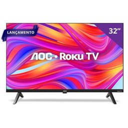 Smart Tv 32 Hd Aoc Roku Tv 32s5045/78g Led Hdmi 1 Usb Wifi - 1