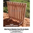 Ver imagem 2 de Cerca para Jardim Horta Decoração, Interna ou Externa com Pés 50x50 Cm com Pintura Neonx - Osmocolor