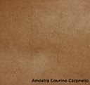 Ver imagem 5 de Poltrona Dubia Estofada em Linho Cru e Courino Caramelo Base Madeira Cor Amendoa - 55241