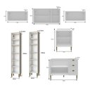 Ver imagem 4 de Cozinha Modulada Aurora Completa Clássica 350cm Provençal Cor:branco