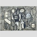 Ver imagem 2 de Quadro Picasso Xii Tela No Chassi 45X30Cm