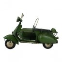 Ver imagem 3 de Motocicleta com Sidecar 17.5x27x20cm Estilo Retrô - Vintage