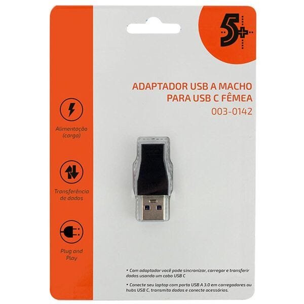 Adaptador USB 3.0 Macho para Tipo C