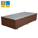 Ver imagem 7 de Cama Box Baú Solteiro Sintético + Colchão de Espuma D33 - Sereneprime - 88cm Marrom