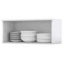Ver imagem 5 de Armario Aereo Basculante Mdf 80 Cm Americana C354 Branco Henn
