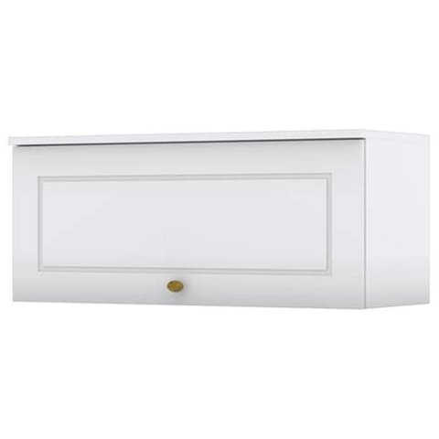 Armario Aereo Basculante Mdf 80 Cm Americana C354 Branco Henn