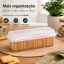 Ver mais imagens de Porta Biscoitos e Torradas 650ml Plástico Bpa Free Organizador para Cozinha Multiuso Yeet