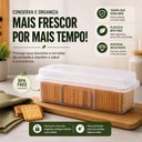 Ver imagem 3 de Porta Biscoitos e Torradas 650ml Plástico Bpa Free Organizador para Cozinha Multiuso Yeet