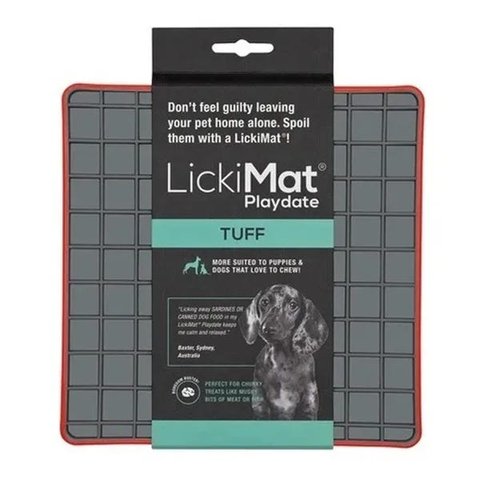 LICKIMAT TUFF PLAYDATE VERMELHA - UN