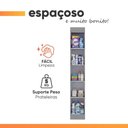 Ver mais imagens de Armário Multiuso para Lavanderia Madrid 1 Porta 4 Prateleiras 30cm Cinza Maxel Móveis