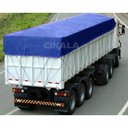 Ver imagem 1 de Lona Ck600 4,5x2,5m Azul em Pvc com Ilhós em Latão para Caminhão e Transporte Carga 650gr/m²