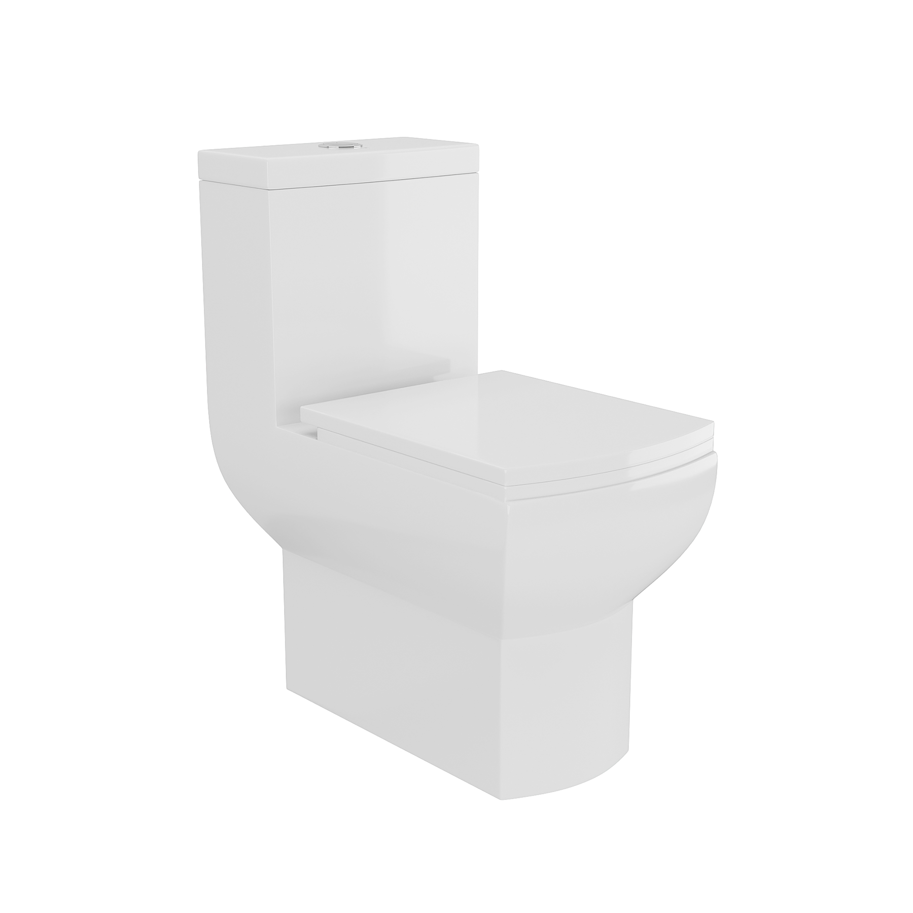 Vaso Sanitário Monobloco Cerâmica Modelo Una Tubrax – Branco