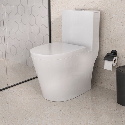 Vaso Sanitário Monobloco Cerâmica Modelo Acies Tubrax – Branco
