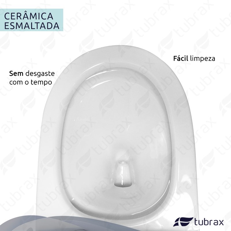 Vaso Sanitário Monobloco Cerâmica Modelo Acies Tubrax – Branco - 5