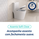 Ver imagem 5 de Vaso Sanitário Monobloco Cerâmica Modelo Acies Tubrax – Branco