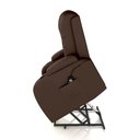 Ver imagem 6 de Poltrona do Papai Reclinável Massagem e Aquecimento com Elevação Idoso Lift 150° 2 Porta Copos Mark 