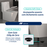 Vaso Sanitário Monobloco Cerâmica Modelo Diamante Tubrax - 7