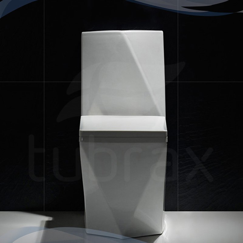 Vaso Sanitário Monobloco Cerâmica Modelo Diamante Tubrax - 4
