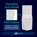 Ver imagem 3 de Vaso Sanitário Monobloco Cerâmica Modelo Diamante Tubrax