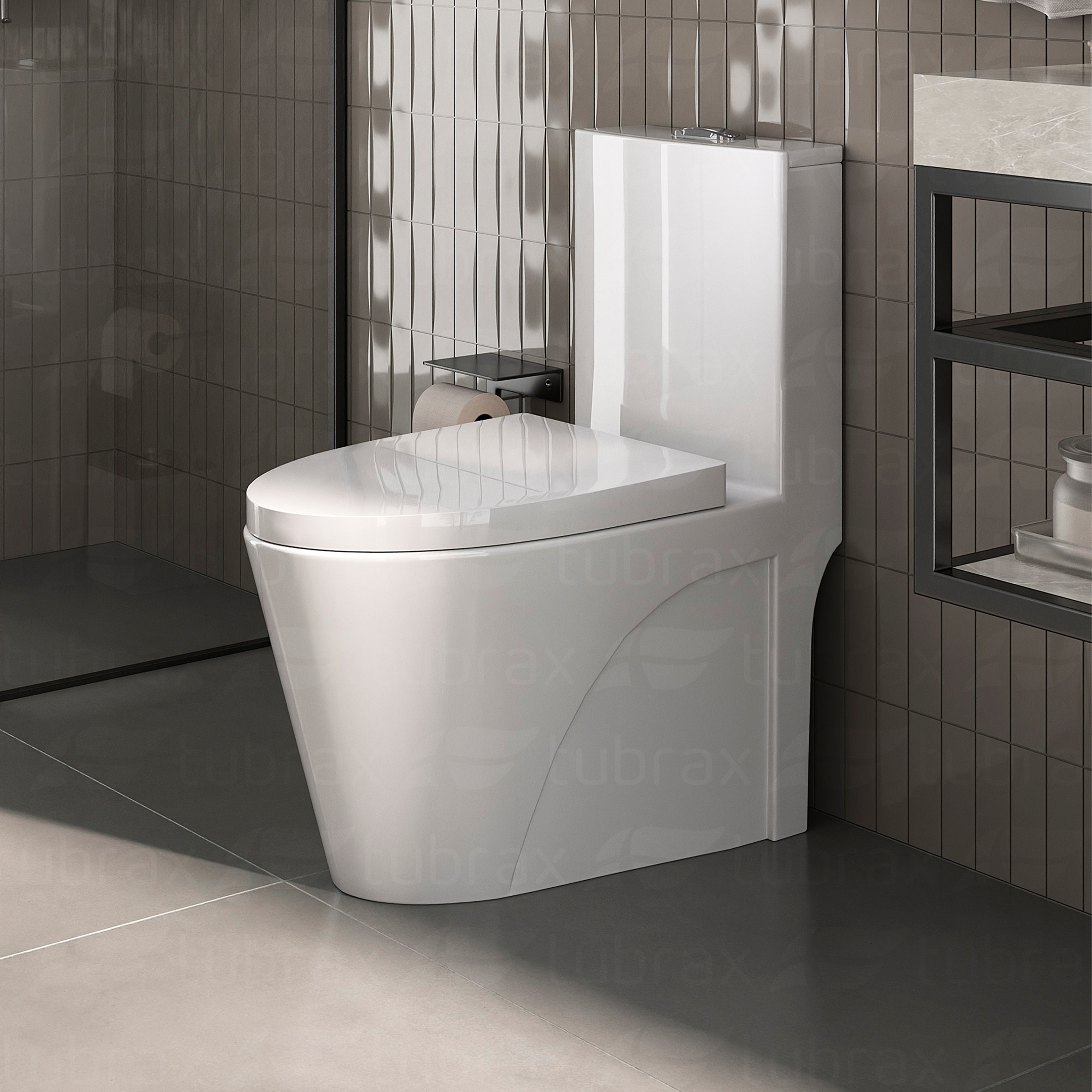 Vaso Sanitário Monobloco Cerâmica Modelo Unio Tubrax - 3
