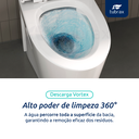 Ver imagem 7 de Vaso Sanitário Monobloco Cerâmica Modelo Unio Tubrax