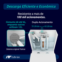 Ver imagem 6 de Vaso Sanitário Monobloco Cerâmica Modelo Unio Tubrax