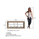 Ver imagem 4 de Rack com Led 02 Prateleiras em Vidro 136cm Mel Arenas Proddy Mel Arenas