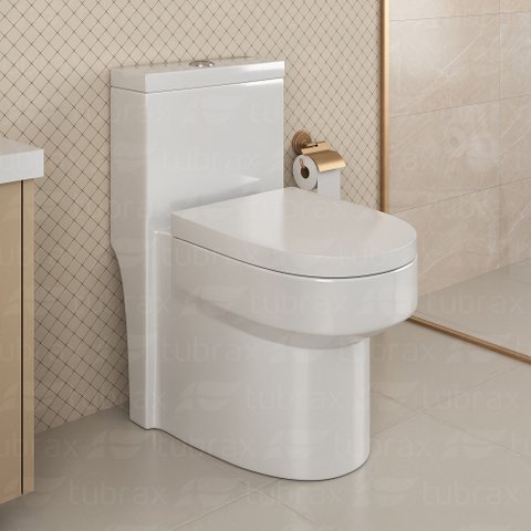 Vaso Sanitário Monobloco Cerâmica Modelo Navies Tubrax