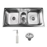 Cuba Inox Tripla Com Acessórios Pia Cozinha 100 X 48 Tubrax - 1