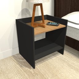 Mesa Apoio Lateral Cama Quadrada Minimalista Mdf Resitente - 2