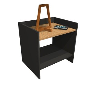 Mesa Apoio Lateral Cama Quadrada Minimalista Mdf Resitente