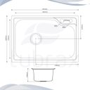 Ver imagem 2 de Cuba Pia Cozinha Gourmet Luxo Com Acessórios Inox 304 Tubrax