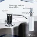 Ver imagem 4 de Cuba Pia Cozinha Gourmet Luxo Com Acessórios Inox 304 Tubrax