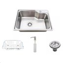 Ver imagem 1 de Cuba Pia Cozinha Gourmet Luxo Com Acessórios Inox 304 Tubrax