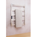 Ver imagem 3 de Toalheiro Térmico Elétrico Aço Inox Display Digital 70x50cm - Cromado - 110v
