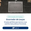 Ver imagem 4 de Cuba Pia Cozinha Gourmet com Acessórios Luxo Aço Inox 304 Tubrax