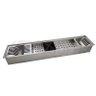 Calha Canal Úmida Organizador Escorredor 90 X 18 Inox Tubrax - 1