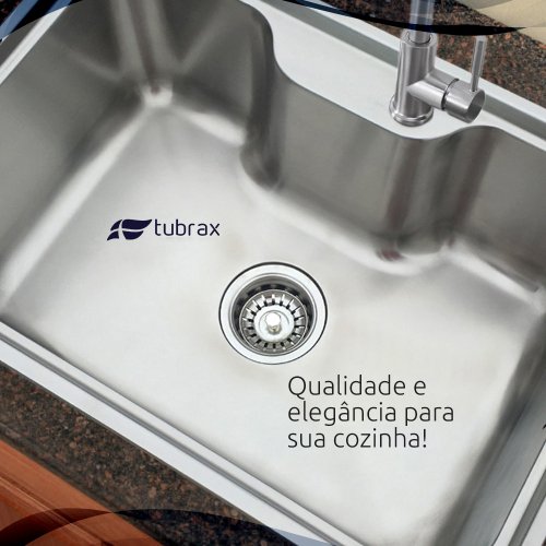 Cuba Pia Cozinha Gourmet Luxo com Acessórios Aço Inox 304 Tubrax - 10