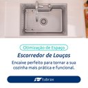 Ver imagem 5 de Cuba Pia Cozinha Gourmet Luxo com Acessórios Aço Inox 304 Tubrax