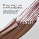 Ver imagem 5 de Rede de Dormir Premium Terapêutica e Inclusiva Rosa Bebê com Bege